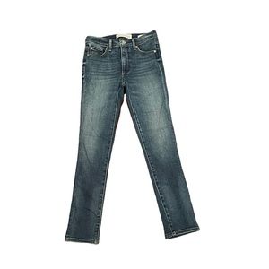 Denim Form the Nico mid Rise denim cotton Lyocell skinny crop blue jean size 25